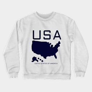 USA United States Of America Crewneck Sweatshirt